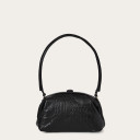Hug Bag M, black croco OUTLET
